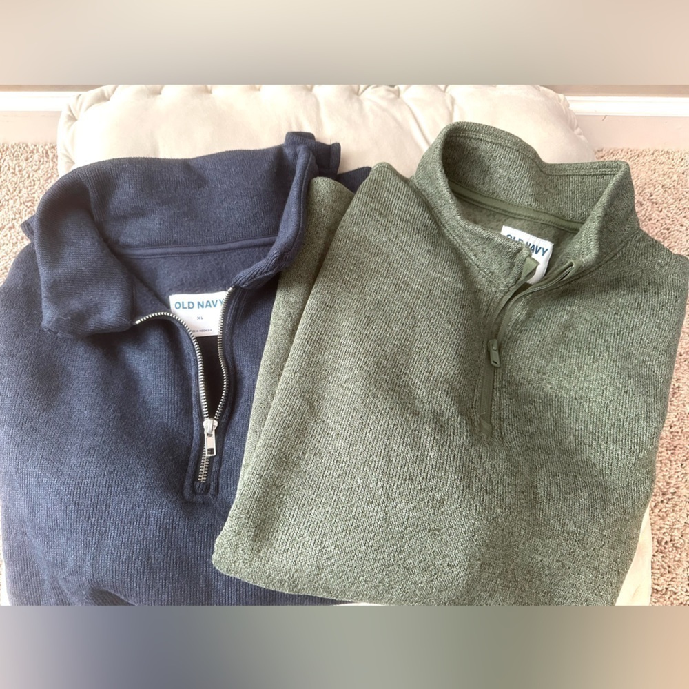 Old Navy sweater fleece quarter zip bundle